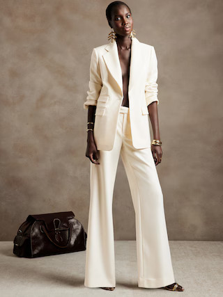 Lido Wide-Leg Italian Wool Pant | Banana Republic (US)