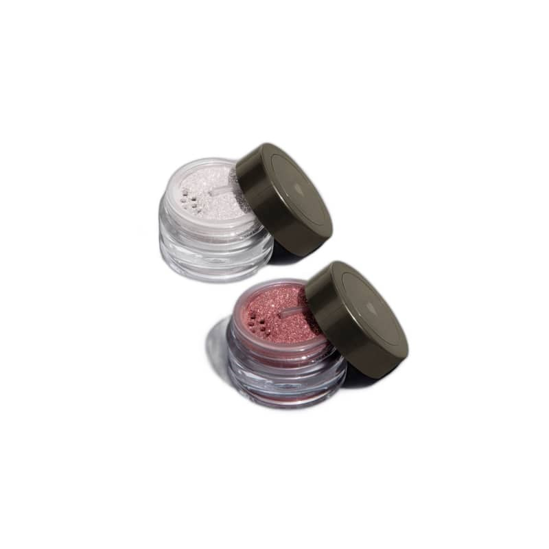 Combo Glitter para Olhos: Brancolitter 1g + Roselitter 1g | Beleza Na Web (BR)