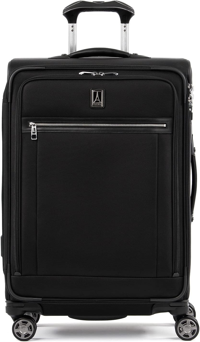 Travelpro Platinum Elite Checked Luggage Spinner, Black, 25-Inch | Amazon (US)