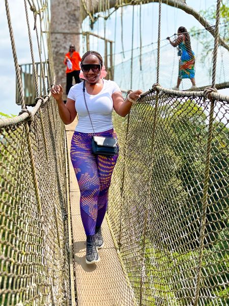 Climbing through the highest canopy walk in West Africa? Yes please! 