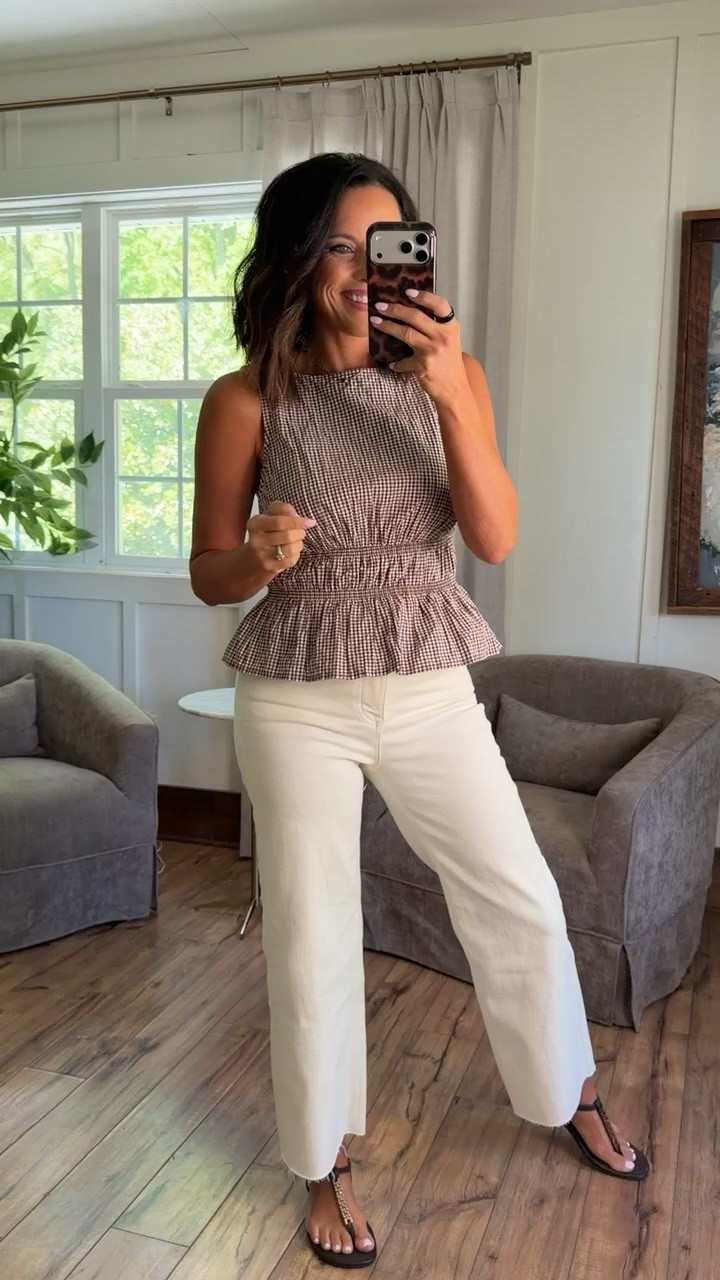 will never get over gingham for spring… this target top is so flattering and easy to style

target top, gingham top, peplum blouse, spring outfit, casual chic outfit, neutral outfit inspo

#targetstyle #ltkunder50 #springoutfit #gingham #casualchic #everydayoutfit