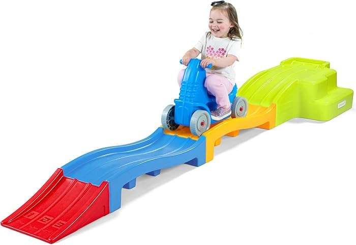 Simplay3 Deluxe Expandable Roller Coaster with Tracks, Downhill Race Track for Growing Kids, Indo... | Amazon (US)