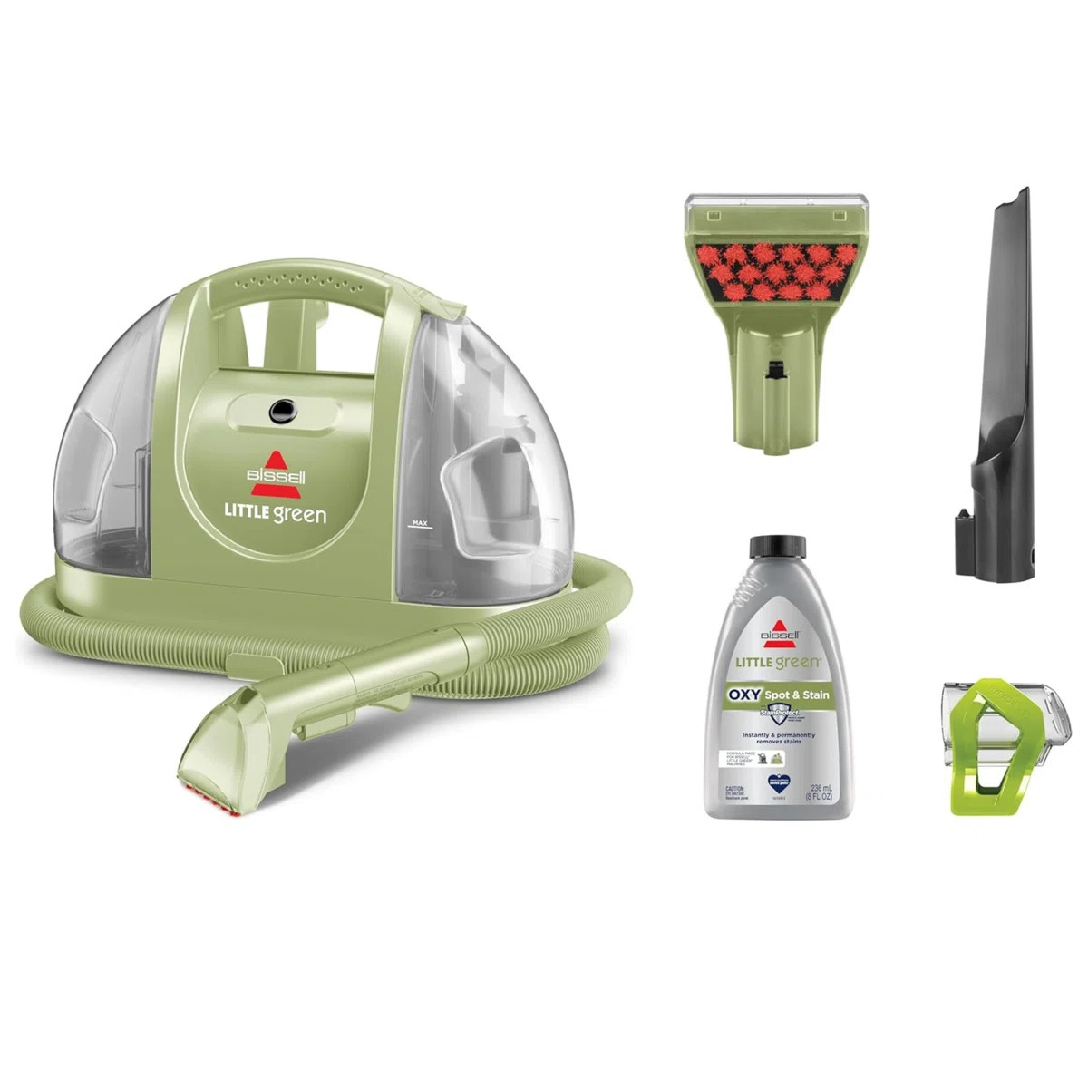 BISSELL Little Green Multi-Purpose Portable Carpet and Upholstery Cleaner, Car and Auto Detailer,... | Wayfair North America