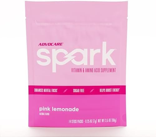 AdvoCare Spark Vitamin & Amino Acid Supplement - Focus & Energy Drink Powder Mix with Vitamin A, ... | Amazon (US)