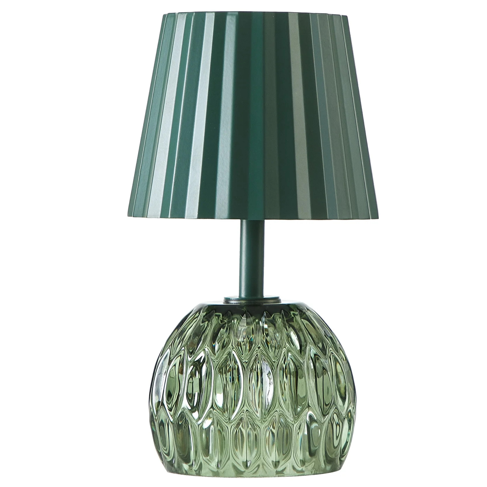 Beautiful Portable Rechargeable Thyme Green Table Lamp by Drew Barrymore, 7.9" H | Walmart (US)