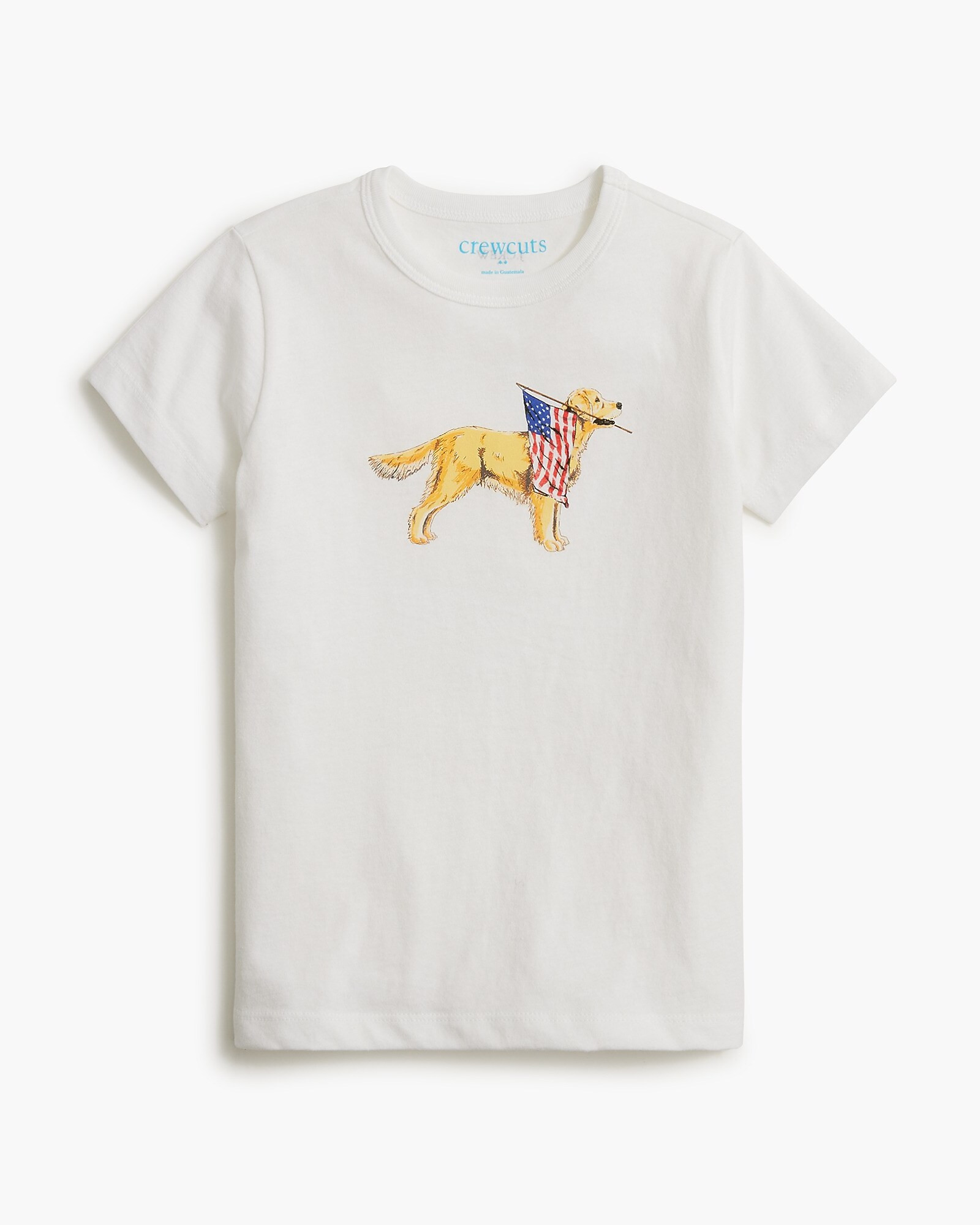 Boys' flag dog graphic tee | J.Crew Factory