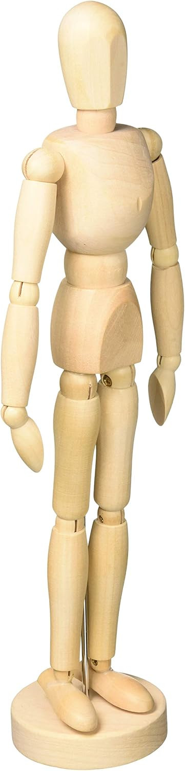 Alvin Wooden Human Mannequin (Unisex) 12 Inches Tall | Amazon (US)