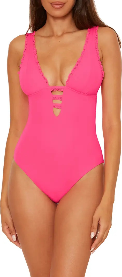 Frills Plunge One-Piece Swimsuit | Nordstrom