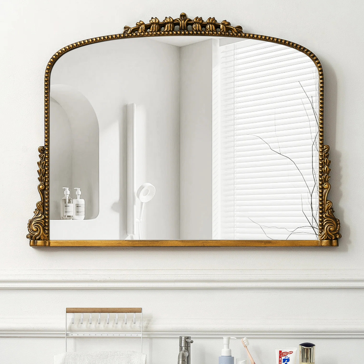 House of Hampton® Euri Arch Vintage Wall Mirror Decorative Mirrors "& Reviews" | Wayfair | Wayfair North America