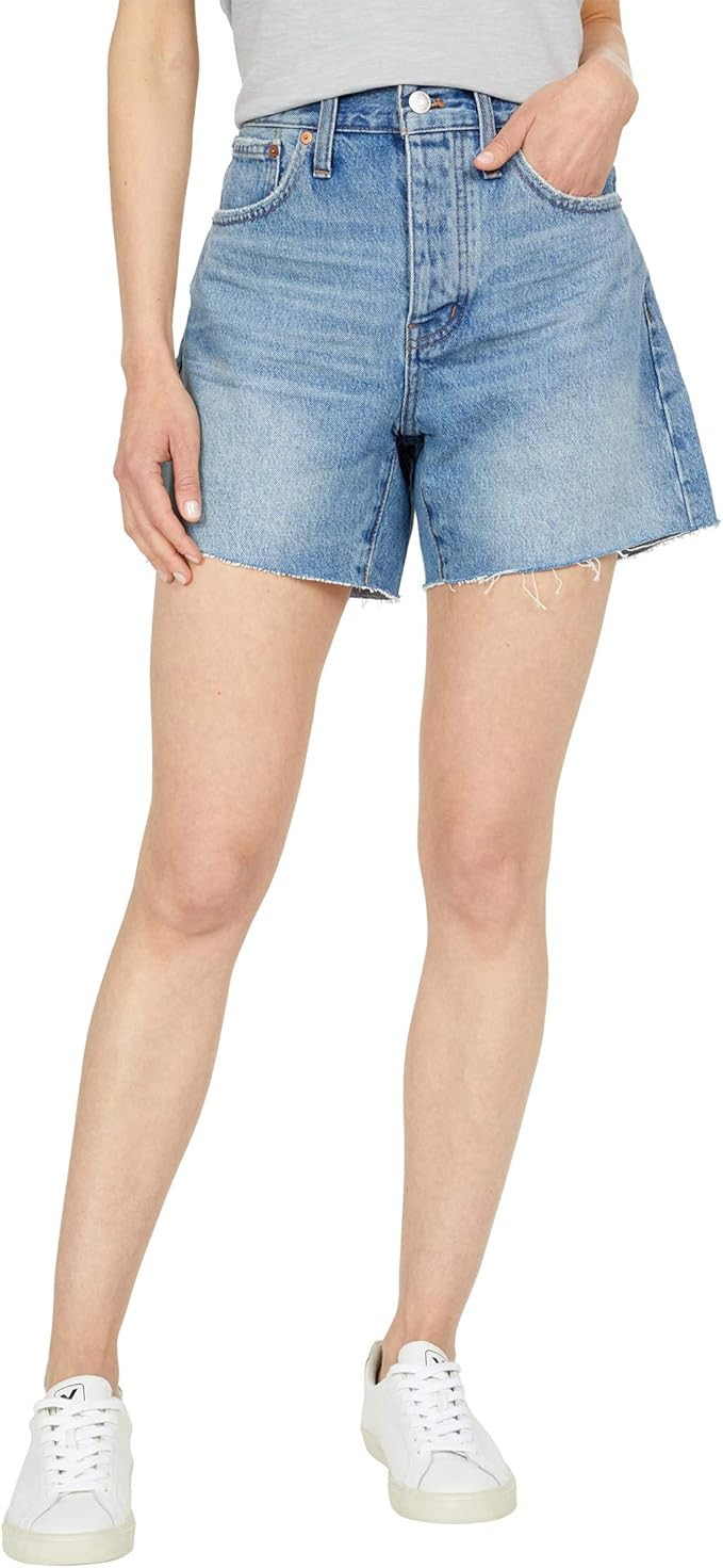 Madewell Relaxed Boy Long Inseam Medium Wash | Amazon (US)