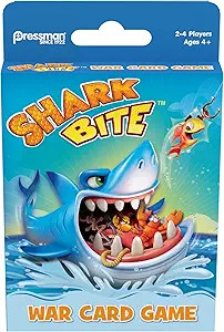 Pressman Shark Bite War Card Game - Ages 4 and Up, 2-4 Players | Amazon (US)