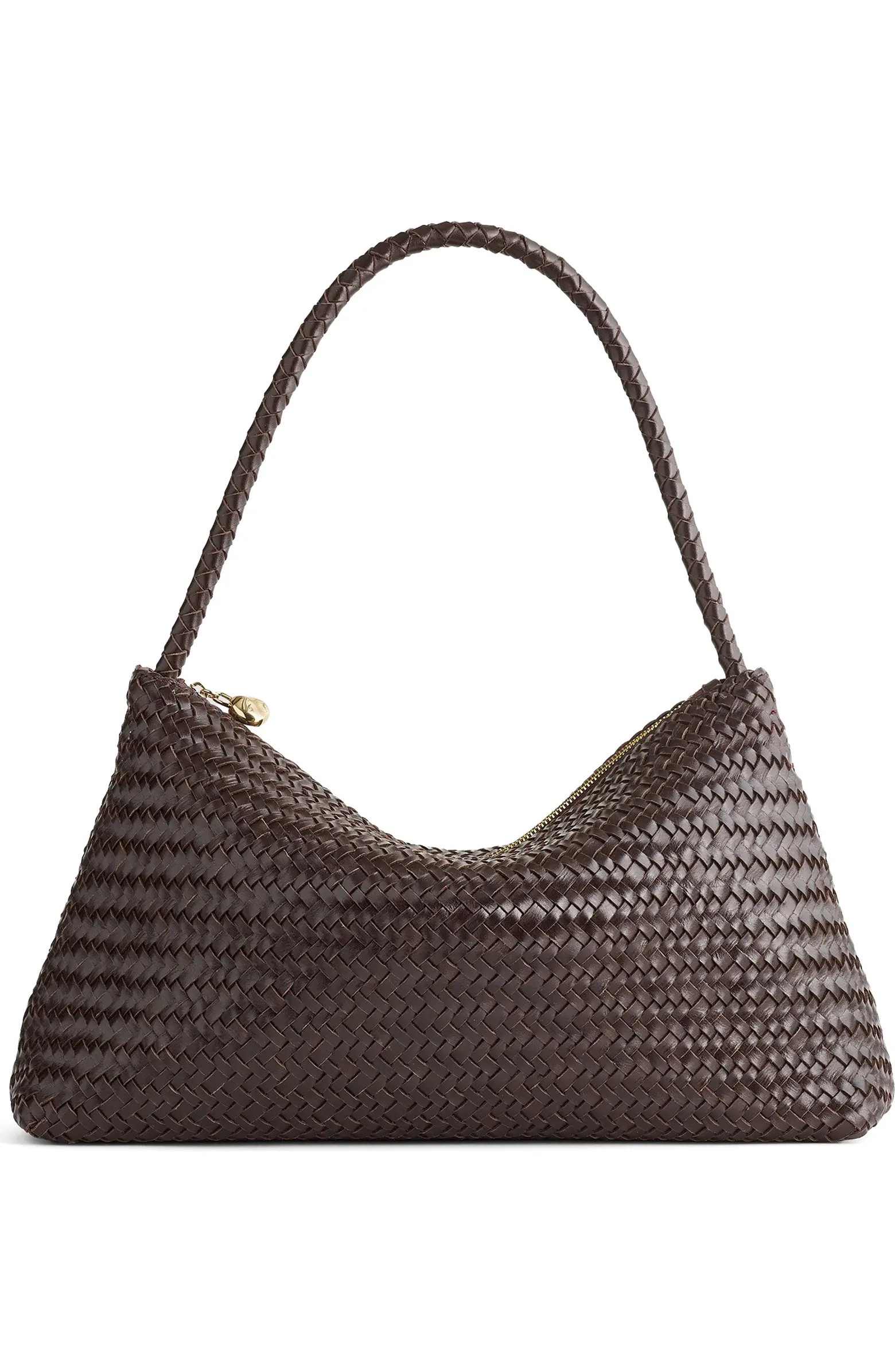 The Signature Woven Collection Leather Shoulder Bag | Nordstrom