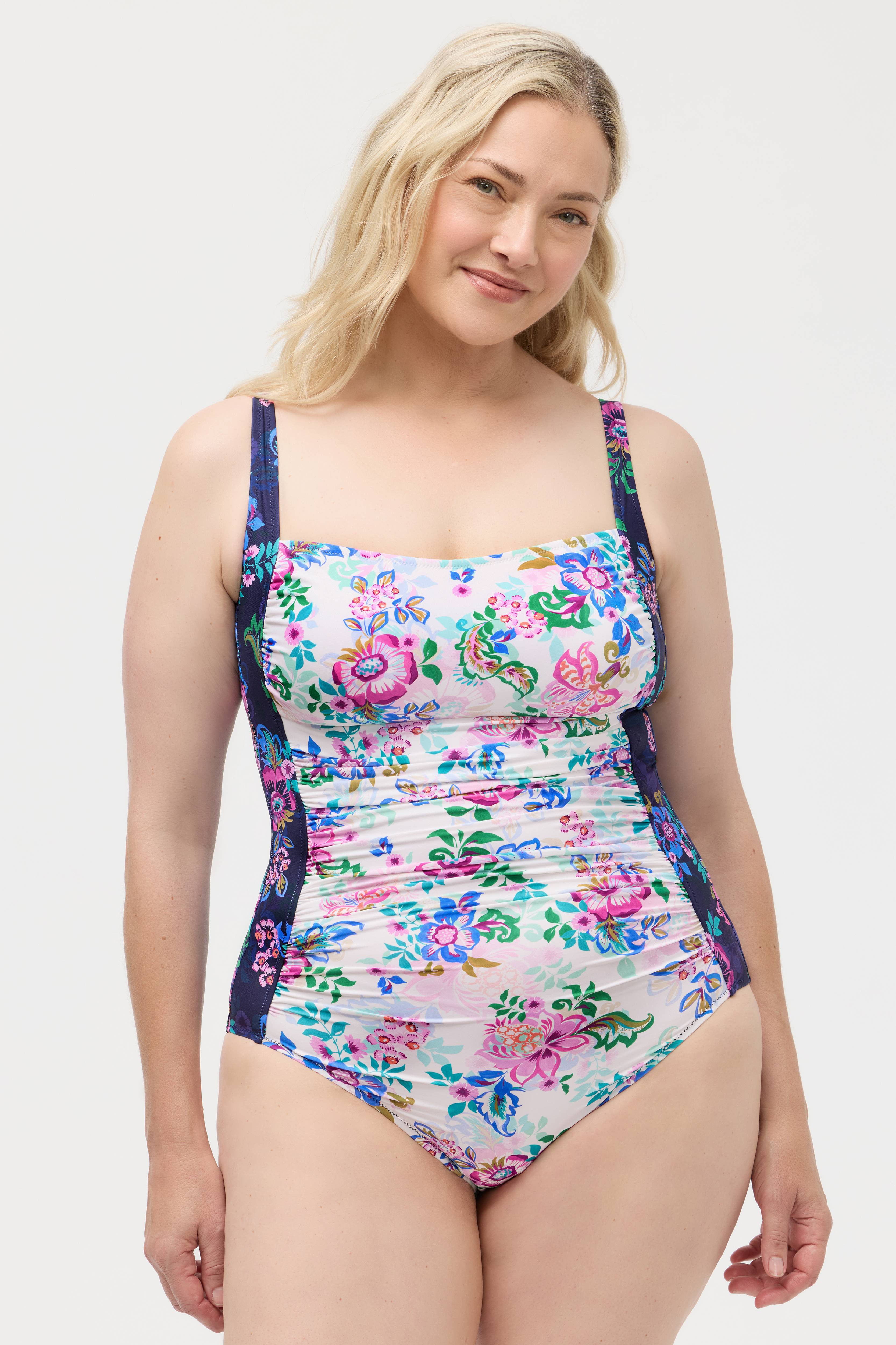 MARILYN RUCHED ONE PIECE
                                
                                    
  ... | Johnny Was
