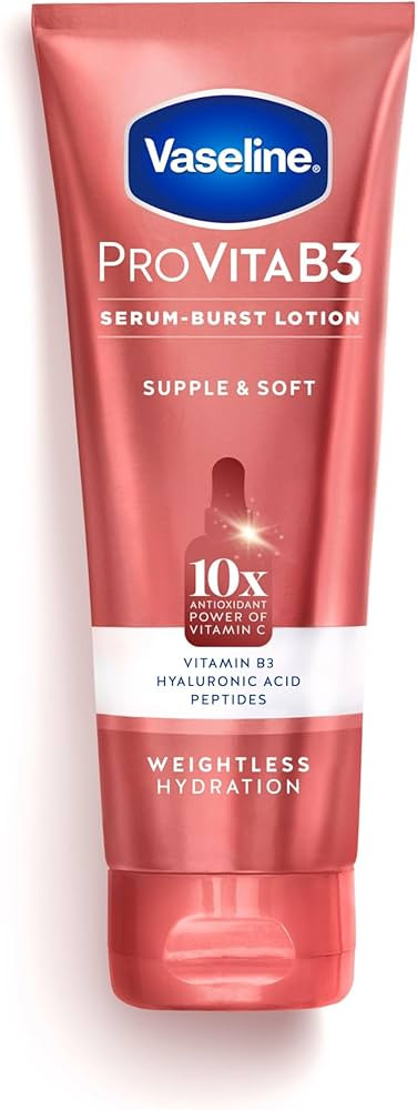 Vaseline Pro VitaB3 Serum Burst Lotion Supple & Soft Healthy, Hydrated Skin, Lightweight 10x Anti... | Amazon (US)