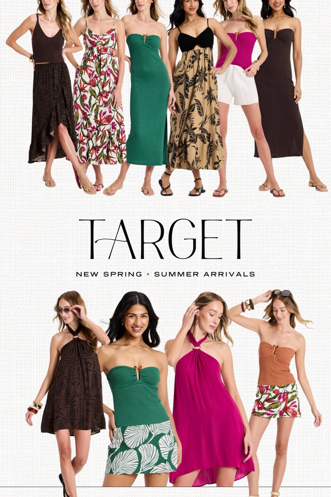 Target new spring and summer arrivals that would be perfect outfits, dresses and two piece matching sets for resorts, vacation, cruises and events.  Matching sets. Vacation outfits. Cruise outfits. 


#LTKPetite #LTKSwim #LTKTravel