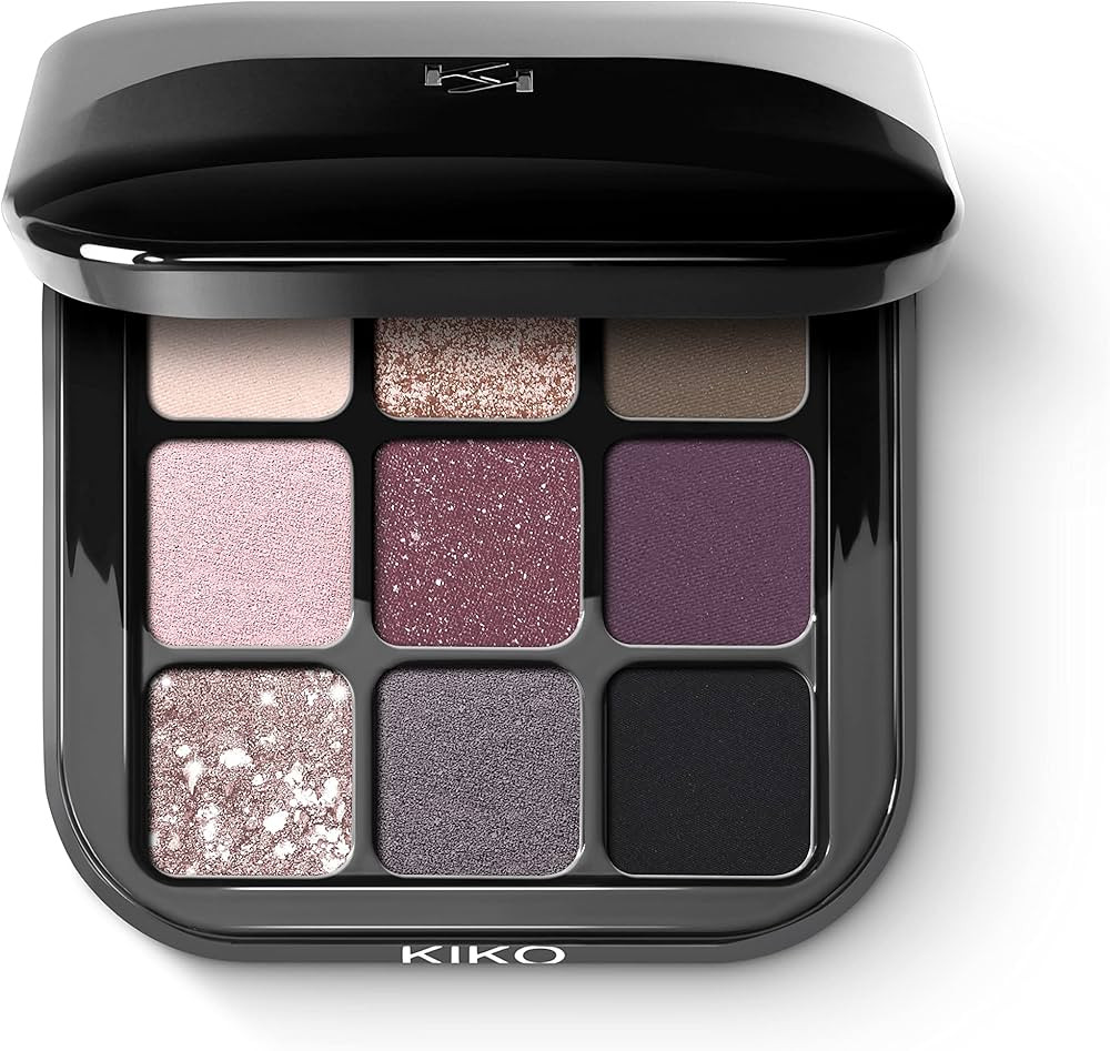 KIKO Milano Glamour Multi Finish Eyeshadow Palette | 9 Eyeshadows In Different Finishes | Amazon (US)