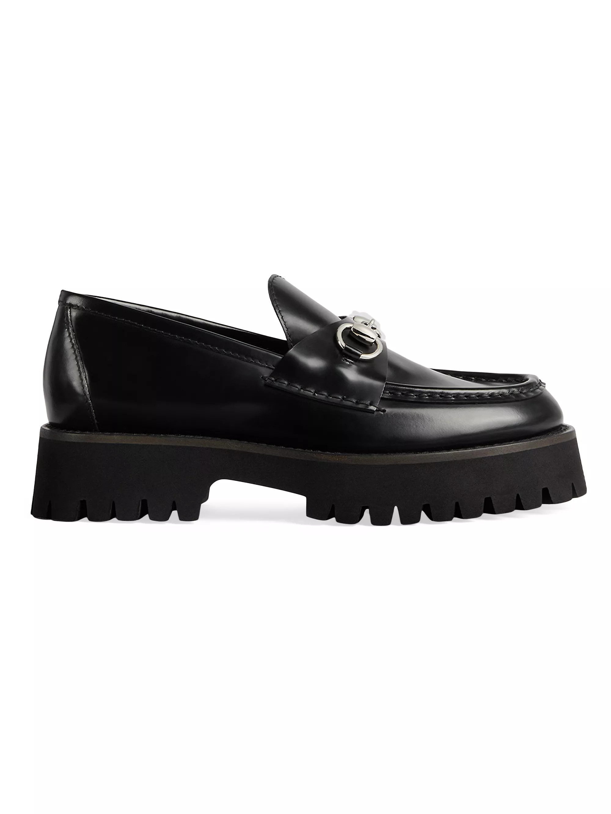 Sylke Leather Creeper-Style Loafers | Saks Fifth Avenue