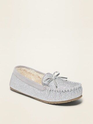 Glitter Moccasins for Girls | Old Navy (US)