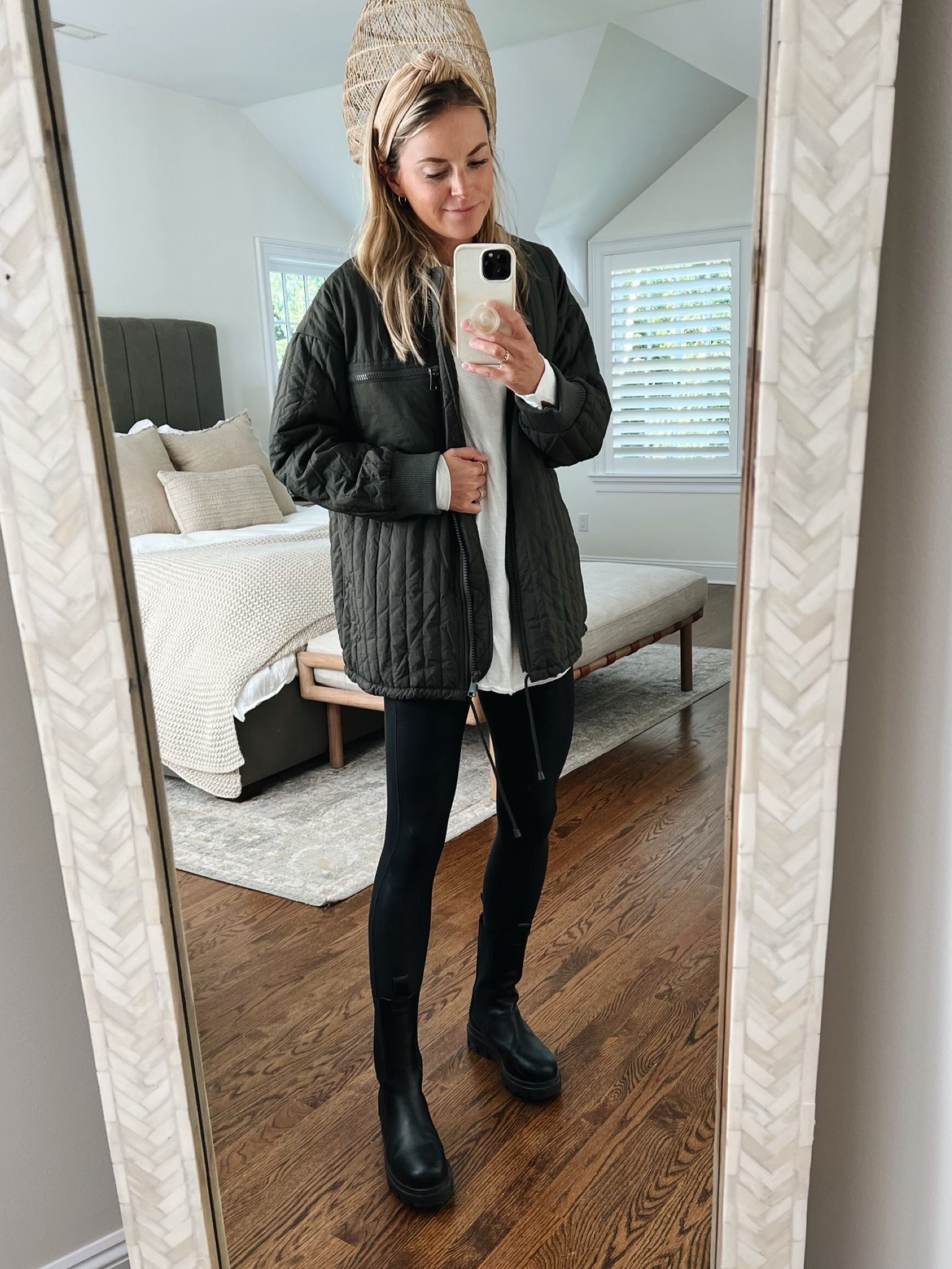 Topshop - Faux Leather Hoodie & Bomber Combination Jacket in Brown at  Nordstrom