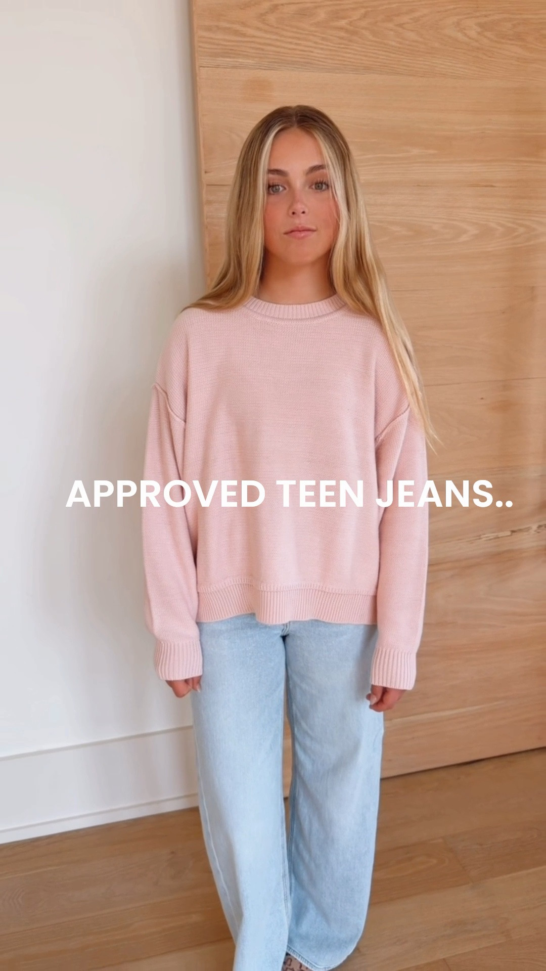 Attitude not included.... but the jeans were approved from the start!!
