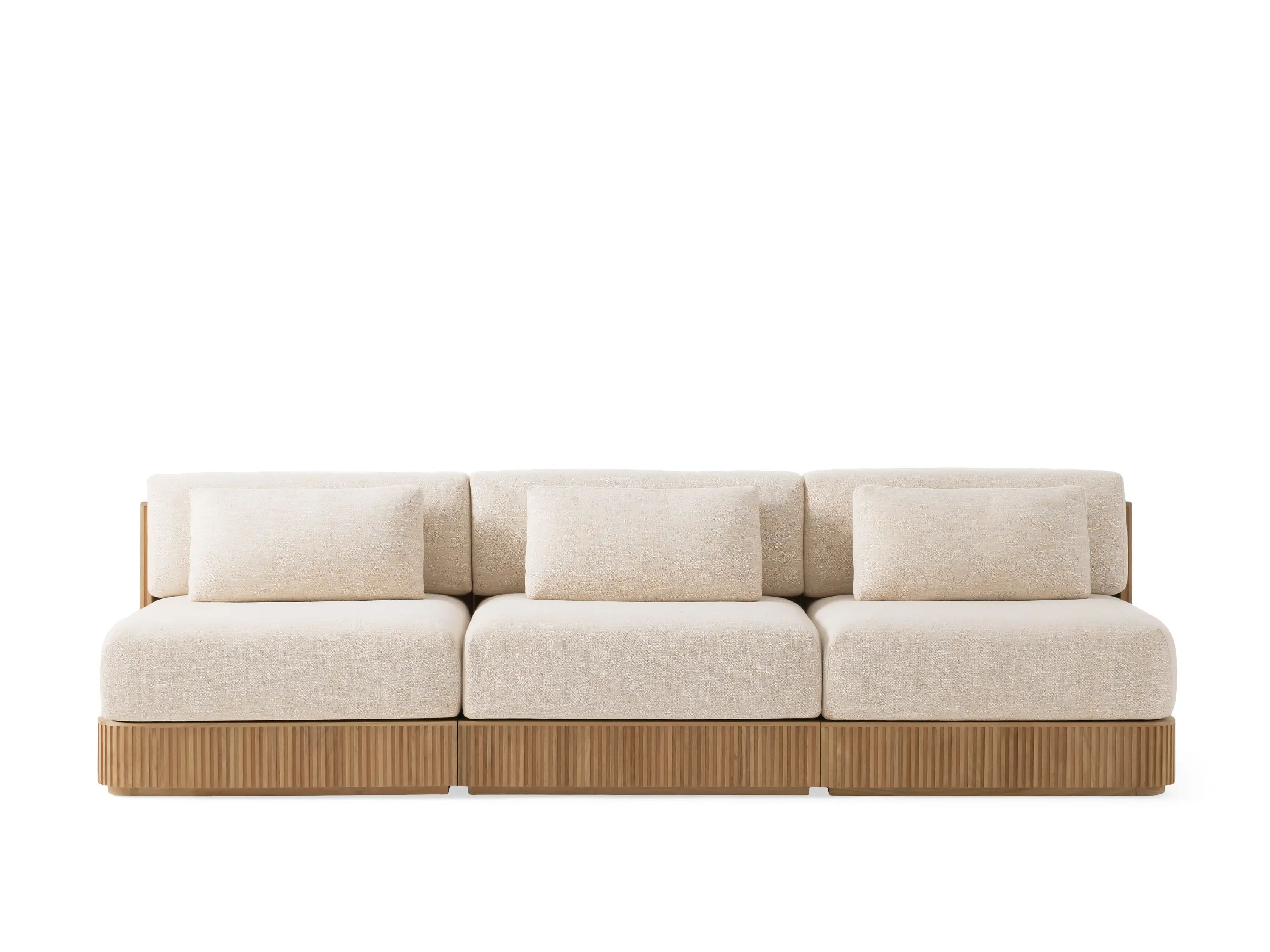 Beaumont Outdoor Three Piece Modular Sofa | Arhaus
