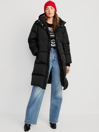 Long Down-Filled Puffer Jacket for Women | Old Navy (CA)