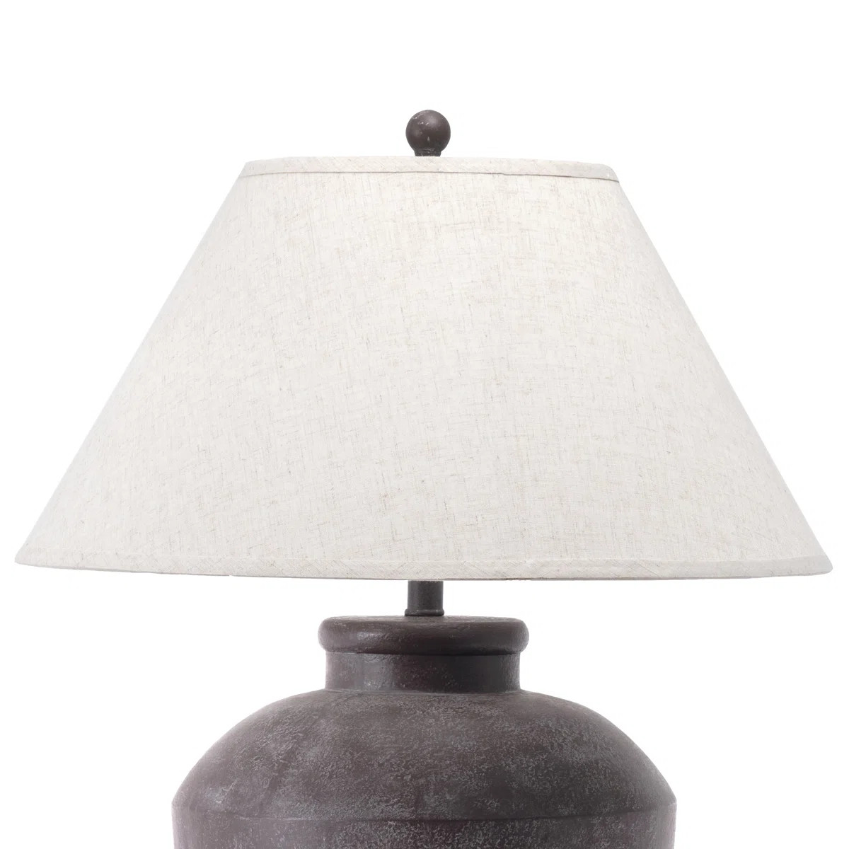Caserta 30-inch Vintage Resin Urn Brown Table Lamp | Wayfair North America