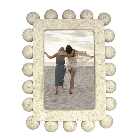 OneDesign Home Artisan Beaded Resin 4"x6" Picture Frame | Walmart (US)