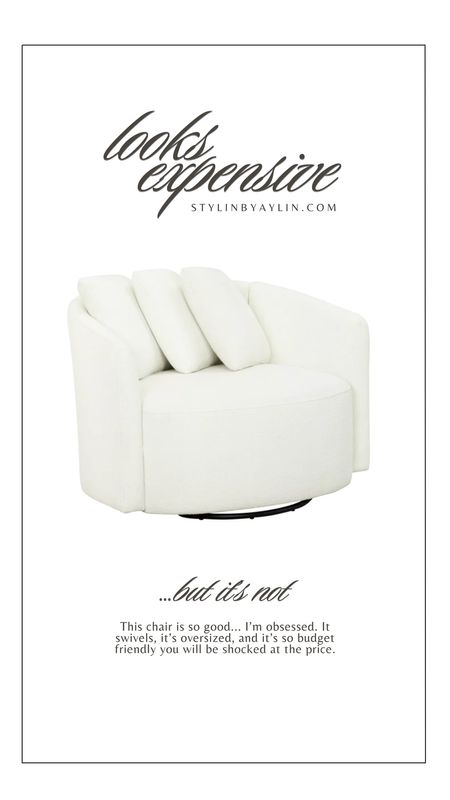 Swivel accent chair #Stylinbyaylin

#LTKhome #LTKstyletip