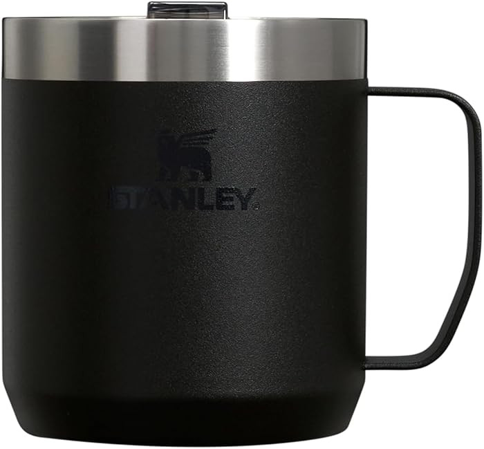 STANLEY Stay-Hot Camp Mug 12 oz | Press Fit Drink Through Lid | Cup for Coffee, Tea and Drinks | ... | Amazon (US)