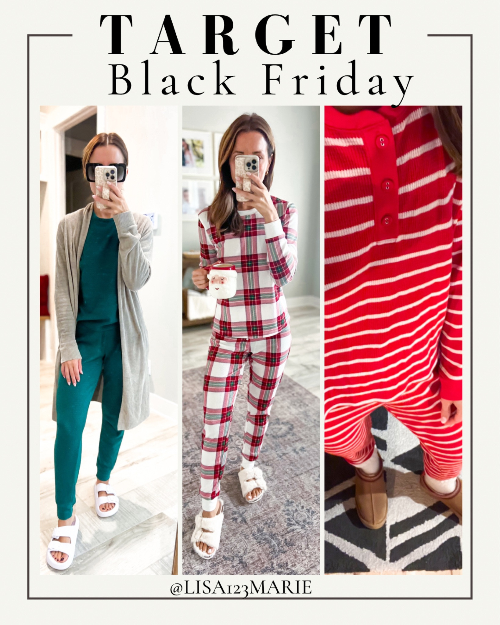 Target - favorite Christmas pajamas on sale! Matching family Christmas pajamas. Christmas PJs on sale. Wearing XS in each. 

#LTKCyberWeek #LTKHoliday #LTKGiftGuide