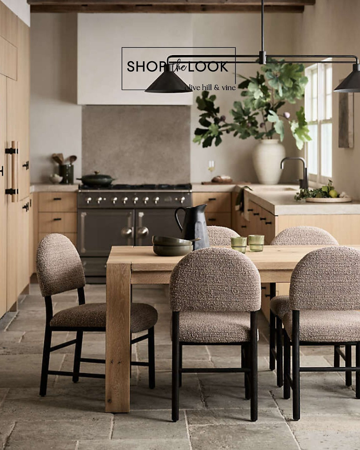 Dining in style never looked this grounded. Oak-on-oak layers, black oak + boucle chairs, iron pendant, and earthy tabletop pieces in terracotta, black, and moss green—this setup is all about natural textures and tonal harmony.  

 

#LTKHome #LTKStyleTip #LTKFamily