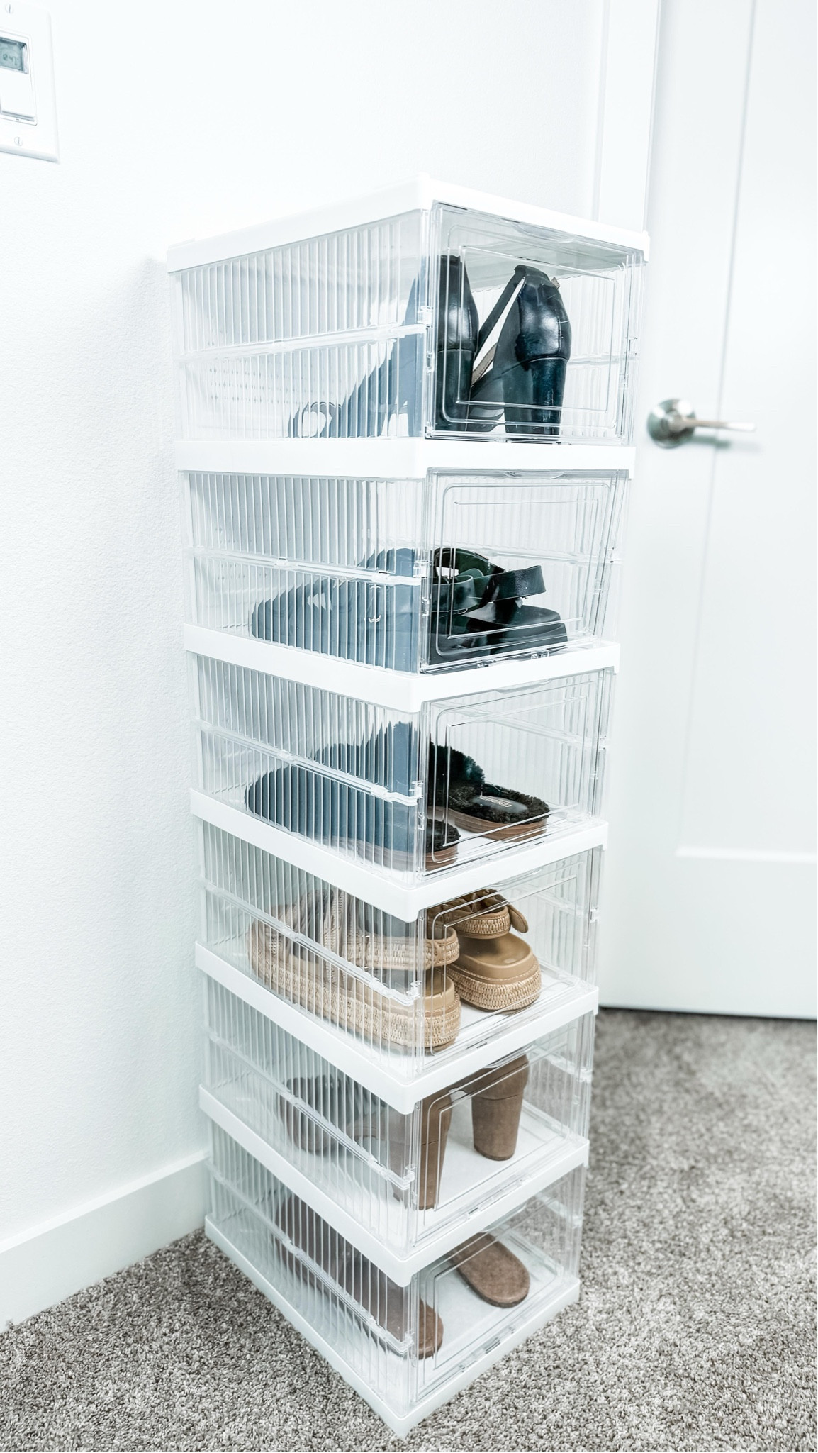 The perfect addition to your closet! Pops up instantly and stores 6 pairs of shoes! Also great for entryways in shoe free homes. 👟👠👞👡🥿🛼✨

#neatlyembellished #professionalorganizer #homeorganizer #homeorganizing #organization #organizingideas #organizingtips #organizinghacks #organizedhome #organizedmom #organizedlife #amazon #amazonmusthaves #amazonfavorites #amazonfinds #amazonfaves #amazoninfluencer #amazoninfluencerprogram #amazonhome #shoe #shoes #shoelover #shoeorganizer #shoeorganization #shoestorage #shoegame