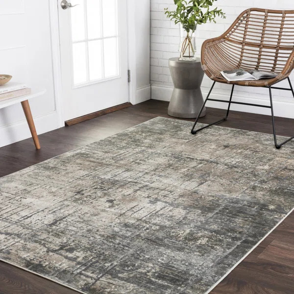 Aiken Power Loom Marine/Grey Rug | Wayfair North America