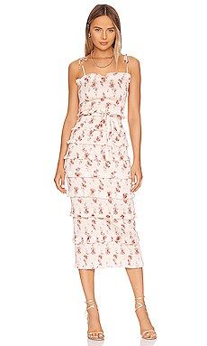 V. Chapman Lily Dress in Natural Dainty Floral from Revolve.com | Revolve Clothing (Global)