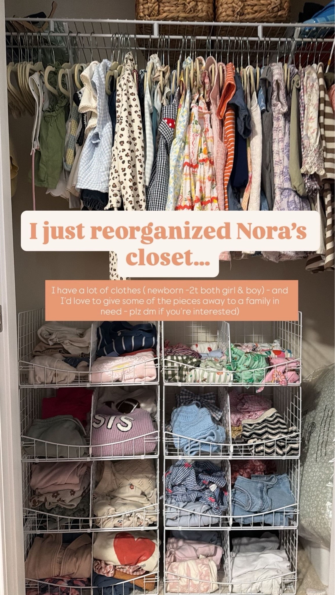 Easy closet organization! #amazon

#LTKmomlife #LTKHome