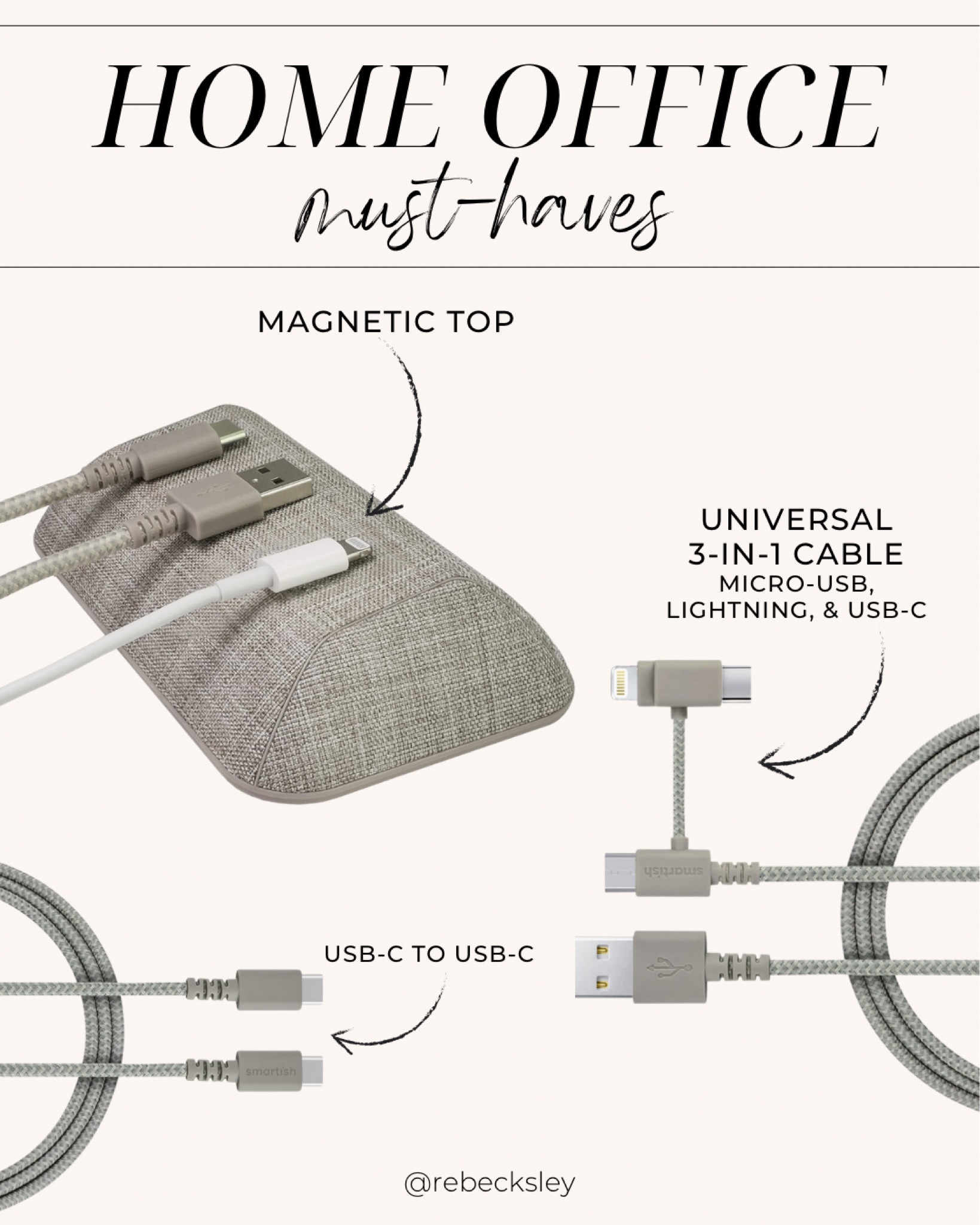 Aesthetic magnetic cord organization from Amazon.


#LTKHome #LTKFindsUnder50