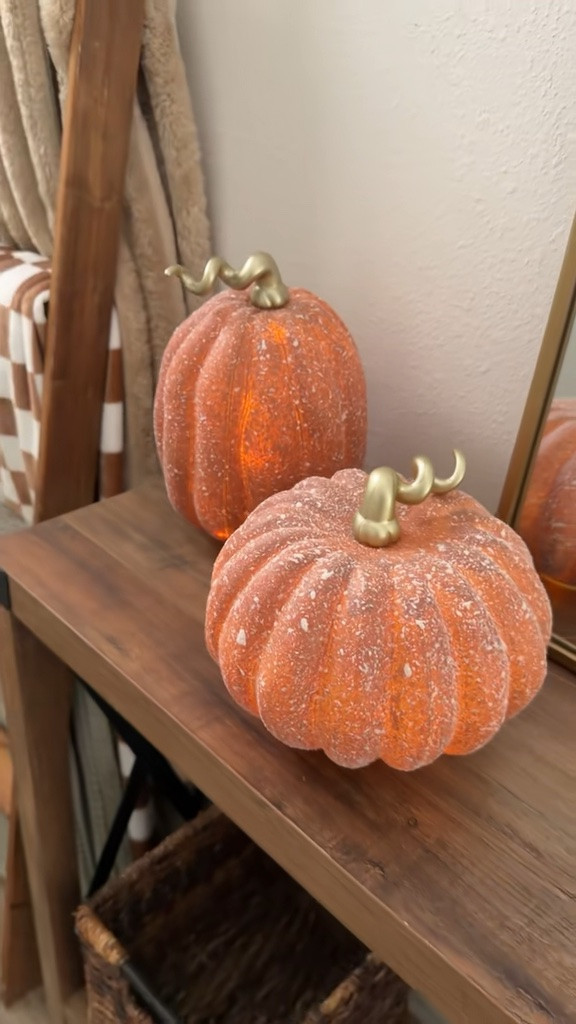Summerween illuminated textured glass pumpkins #falldecor #illuminatedpumpkins #texturedpumpkins #summerween

#LTKHome #LTKSeasonal