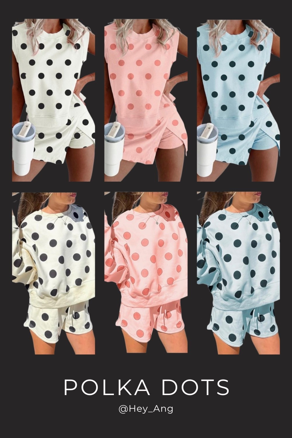 Polka dots are trending. I love these two piece sets. Perfect for lounging, or travel. The long sleeve set is a great summer outfit.  In

#LTKTravel