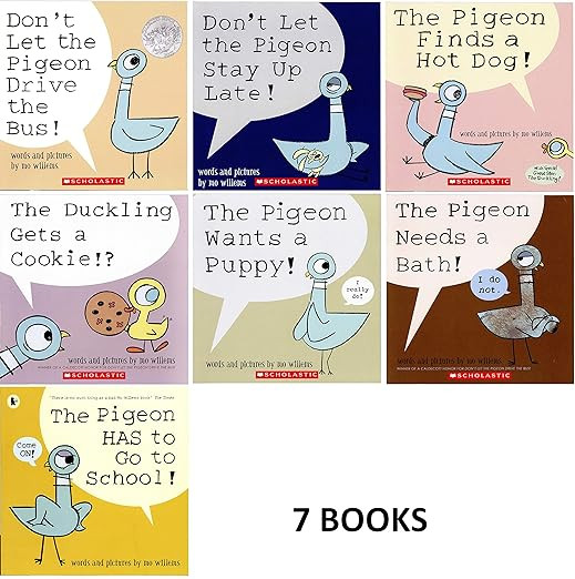 Pigeon Series 7 Book Set : Don't Let the Pigeon Drive the Bus / Stay up Late. Pigeon Finds a Hot ... | Amazon (US)