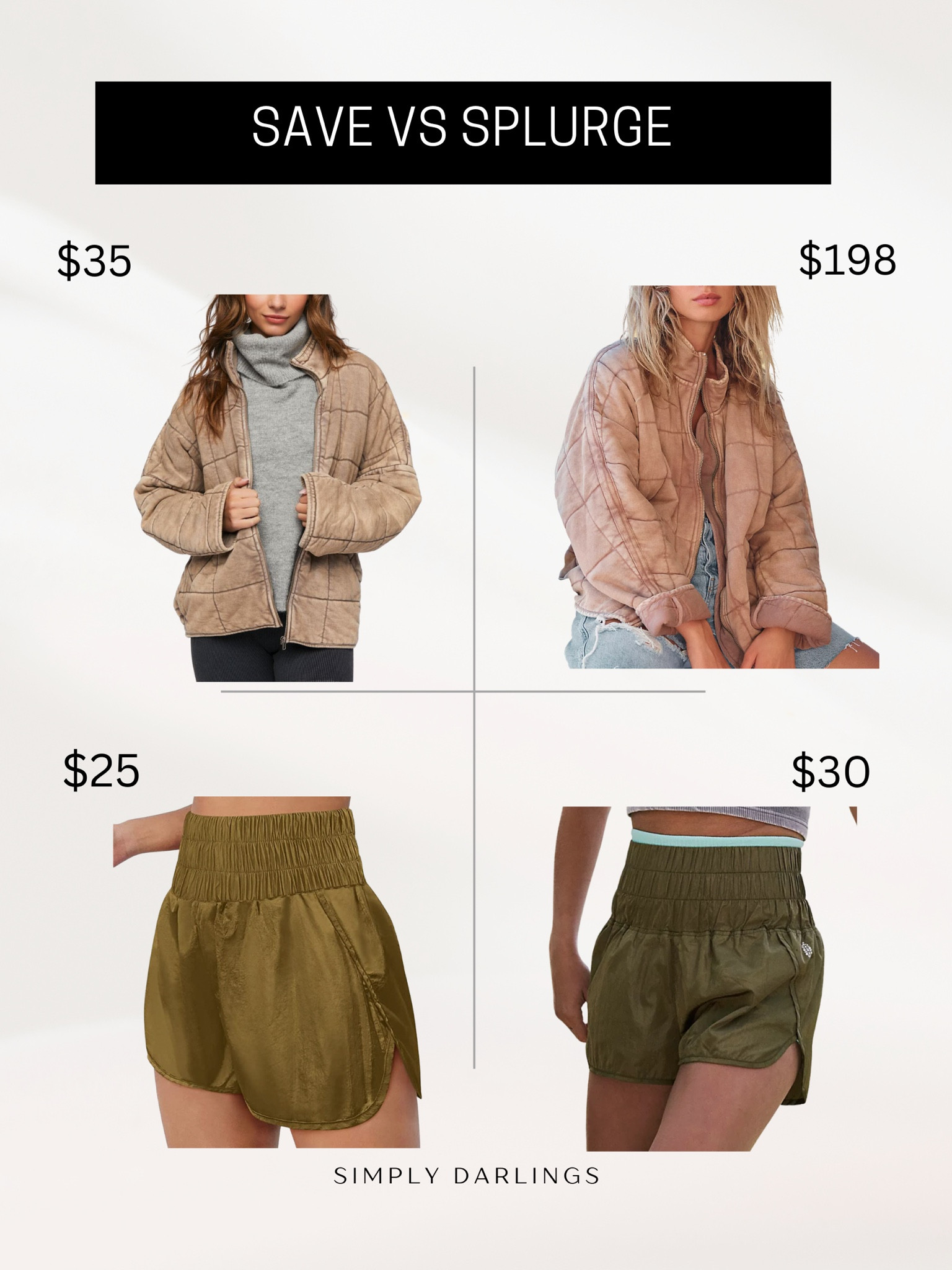 Save versus splurge on free people look alike 

#LTKSeasonal #LTKstyletip #LTKsalealert