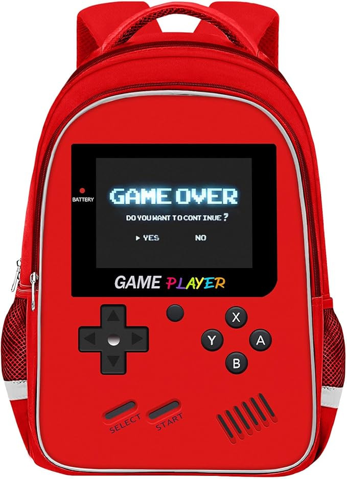School Backpack For Boys - Gamer Boys Backpack For Kids Children Teens Elementary Middle School -... | Amazon (US)