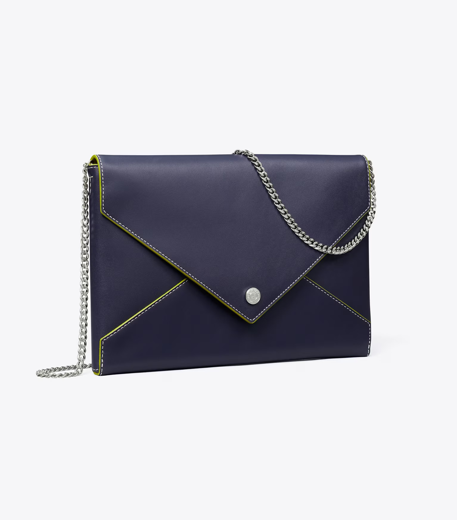 SMOOTH LEATHER ENVELOPE CHAIN POUCH | Tory Burch (US)
