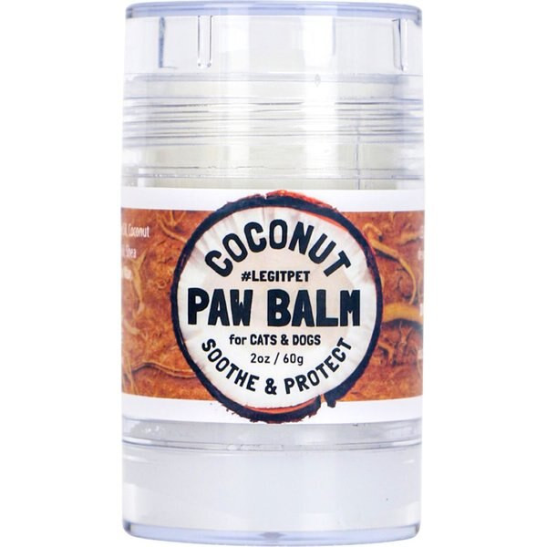 LEGITPET Skin & Coat Coconut Oil & Shea Butter Adult Dog Paw Balm, 2-oz stick - Chewy.com | Chewy.com