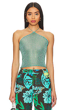 superdown Jem Halter Top in Teal from Revolve.com | Revolve Clothing (Global)