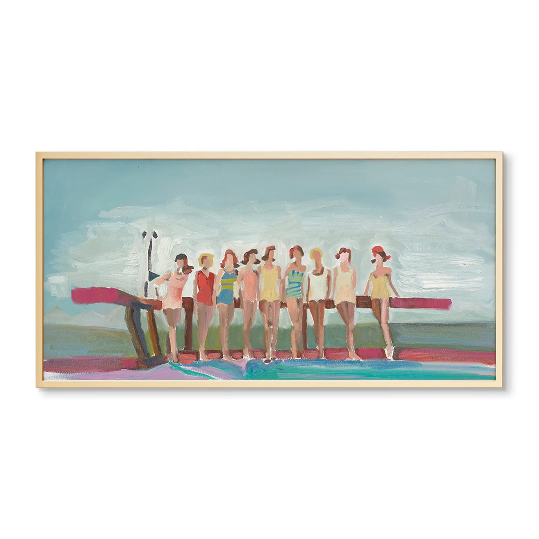 Bathing Beauties by Abbey Mueller Painted Art Prints | Urban Garden Prints