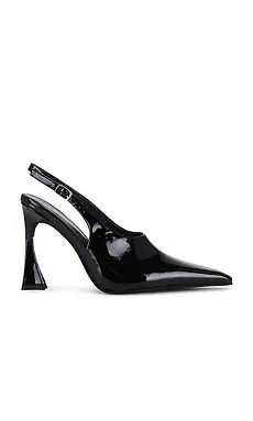 Jeffrey Campbell Creativity Sling Back in Black Patent from Revolve.com | Revolve Clothing (Global)
