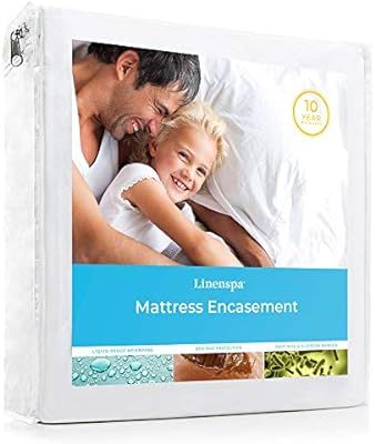Linenspa Zippered Waterproof, Dust Mite, Bed Bug Proof, King Size Hypoallergenic Breathable Prote... | Amazon (US)