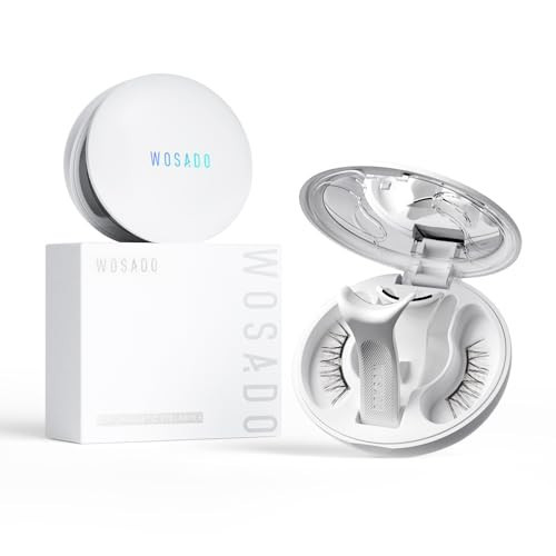 WOSADO Magnetic Eyelashes with Applicator Kit, [V18 Velvet Black] Reusable Magnetic Lashes without Eyeliner, Glue-free False Lashes, Waterproof, Lightweight, Suit for Natural Makeup | Amazon (US)