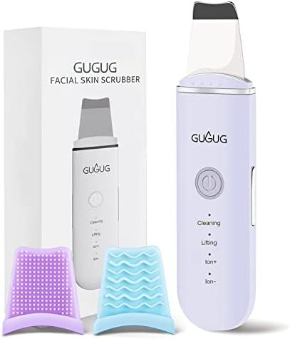 GUGUG Skin Scrubber Spatula, Face Spatula, Blackhead Remover Skin Care Tools with 4 Modes, Portab... | Amazon (US)